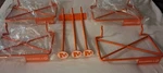 Merrell Slatwall Shoe Display Shelves And Hooks Retail Store Fixture Lot. Fixed Price $35.00.