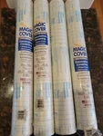 4 Kittrich Magic Covers Self- Adhes. Dec. Cover. 18" 50' 75 Sq.ft Transparents. Fixed Price $50.99.
