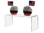 Marketing Holders Clear Riser Acrylic Showcase Jewelry Fixtures 13" 6" Display. Fixed Price $17.99.