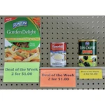 Shelf Channel Sign Holders Clear Plastic Top Mount Covered Face - 5. Fixed Price $35.09.