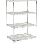 Nexel Quick Adjust Wire Shelving Poly-z-brite 48 18 63. Fixed Price $220.08.