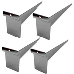 14" Slatwall Shelf Bracket, Chrome, Hanger Display Panel Pc Set. Fixed Price $29.50.