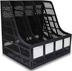 Desktop Magazine Holder File Organizer 4 Compartments Vertical Divider. Fixed Price $24.97.