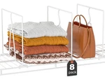 Wire Shelf Dividers For Closet: 12" X 10.6" Sturdy Metal Rack Separators .... Fixed Price $31.28.
