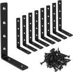 4 8 Shelf Bracket, 5" X 3" Brackets For Shelves, Heavy Duty Stainless Steel. Fixed Price $14.49.