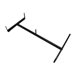 Black 50" 25" Gondola Base Floor Display Gridwall Panels Stand Retail Fixture. Fixed Price $109.50.