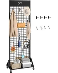 Panel 2 X5.7 Ft Floor Standing Display Rack Retail With. Fixed Price $73.16.
