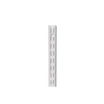 Knape & Vogt 82 Series White Steel Double Slot Bracket 14 Ga. 78 In.. Fixed Price $37.95.