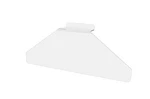 Slatwall Clothing Hanger 16" Wide Extends 3" From Retail Clear Acrylic. Fixed Price $19.99.