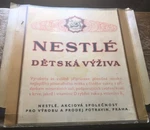 Vtg Nestle Baby Food Advertising Counter Display Carboard Czech Prague Art Deco. Fixed Price $14.50.