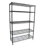 Hdx Shelving Unit 72" 36" 16" 5-TIER Shelves Steel Wire Adjustable Black. Fixed Price $163.83.