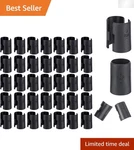 50 Pack Of Black Wire Shelf Clips - Essential Support For 1" Post Shelving Units. Fixed Price $10.48.