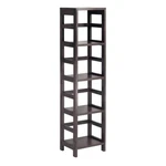 Modern Open Display Bookcase Narrow Style Bookshelf Tall Shelving Unit New. Fixed Price $129.99.