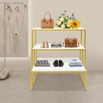 3-TIER Product Display Rack Shop Shelving Unit Shoe Handbag. Fixed Price $140.41.