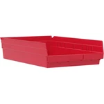Akro-mils Plastic Shelf Bin 11-1/8"W X 17-5/8"D 4"H Red Lot Of 12. Fixed Price $106.39.