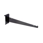 New 10" Gridwall Black Knife Shelf Brackets With Lip. Fixed Price $146.94.