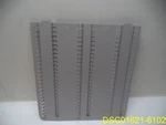 Qty = 10: 13-1/4"H X 12-1/4"D Vertical Shelf Support P782Y 4100Y Grey. Fixed Price $170.00.