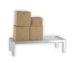 New 2022 60" X 18" 12" Welded Aluminum Vented Dunnage Rack. Fixed Price $200.00.