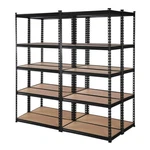 Nnedsz 4X1.8M Garage Shelving Warehouse Storage Shelves Pallet Racking Blac. Fixed Price $418.81.