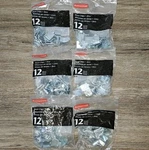 Bags Zinc Shelf Rubbermaid 4C25 Bracket Clips 72 Pieces 12PC X6. Fixed Price $24.99.