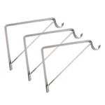 182725 Steel Shelf Rod Bracket For Closet Storage With Hookpack Of 3WHITE. Fixed Price $21.83.