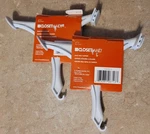 Two (2) Closetmaid 5.5 Shoe Shelf Support Bracket White 6713-31. Fixed Price $9.95.