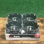 Winco 4" Inch Black Melamine Ashtray - Pack Of 12. Fixed Price $24.21.