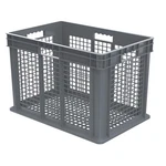 Akro-mils 37616GREY Straight Wall Ctr,gray,vented,indgrdpoly 5YN10. Fixed Price $45.50.