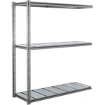 Industrial 3 Shelf Heavy Duty Boltless Shelving Z Beam Add On 72WX24DX84H Steel. Fixed Price $527.28.