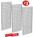 Box Of 3 Gridwall Panels 24"W 60"H Black. Fixed Price $111.70.