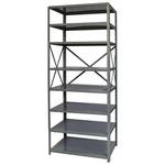 Hallowell Hi-tech Free Standing Shelving 725 Dark Gray. Fixed Price $508.64.
