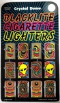 Vintage 1996 - Counter Display Of 12 Blacklite Novelty Cigarette Lighters (6106). Fixed Price $63.98.