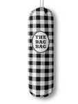 Black White Buffalo Check Plaid Grocery Bags Holder Organizer Wall Mount Store. Fixed Price $18.44.