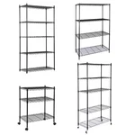 3/4/5 Tier Wire Shelves Rack Unit Garage Storage For Kitchen Home Office. Fixed Price $44.58.
