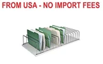 Omnimed 32 1/4" X 15" 7" Beige Countertop 16-SECTION Storage Rack 264003-16. Fixed Price $170.00.