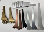 Lot Of 20 Knape & Vogt + Shelf System Brackets #180 Shelving Brass Silver. Fixed Price $39.99.