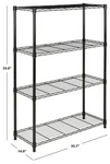 Safavieh Bravo Tier Chrome Wire Rack, Reduced Price 2172653410 HAC2002A. Fixed Price $96.00.