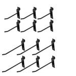Dazzling Displays Slatwall Accessories: Box Of 12 Black Metal. Fixed Price $30.24.