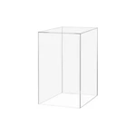 Clear Acrylic Socle Collectible Display Hollow Box Riser Bin 12"W 12"D 24"H. Fixed Price $102.99.