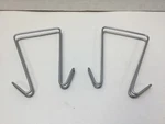 Lorell Double-sided For Industrial Wire Shelving, Silver, Pack Of 2 Hooks. Fixed Price $5.49.
