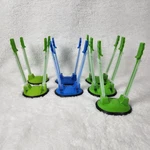 7 Pc Adjustable Hands-free Baggy Rack Stand Food Prep & Storage Holder. Fixed Price $21.95.