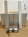 Lot Of 82*UNEX Span Track 9.5"X90"GRAVITY Roller Flow Conveyor W/68 Adapter. Fixed Price $1565.99.
