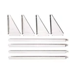 3 Ft. W Galvanized Steel Shelf Kit. Fixed Price $43.62.