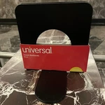 Bookends Universal Black Set - 087547540510 Of (8 Pcs Total). Fixed Price $14.95.