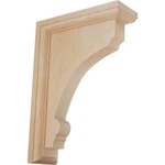 Ekena Millwork BKTW02X07X10TMMA Large Thompson Wood Brackets 1/2W 7D. Fixed Price $115.30.