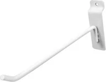 Lot Of 100 White 8" Metal Peg Hooks Display 6MM Diameter. Fixed Price $60.95.