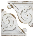American Art Shabby Chic Wood Wall Corbel 6.75''H X 6.75''W 1.5''D. Fixed Price $46.39.