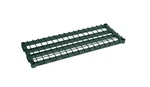 2436DRK3 36"X24" Metroseal Green Heavy Duty Dunnage Shelf With Wire Mat. Fixed Price $150.00.