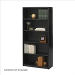 Safco 7173BL Valuemate Bookcase 5-SHELF Black 67" Steel. Fixed Price $409.26.