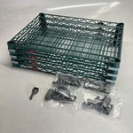 (4 Pack) Super Adjustable Metroseal Shelf 18X24 Green A1824NK3. Fixed Price $224.00.